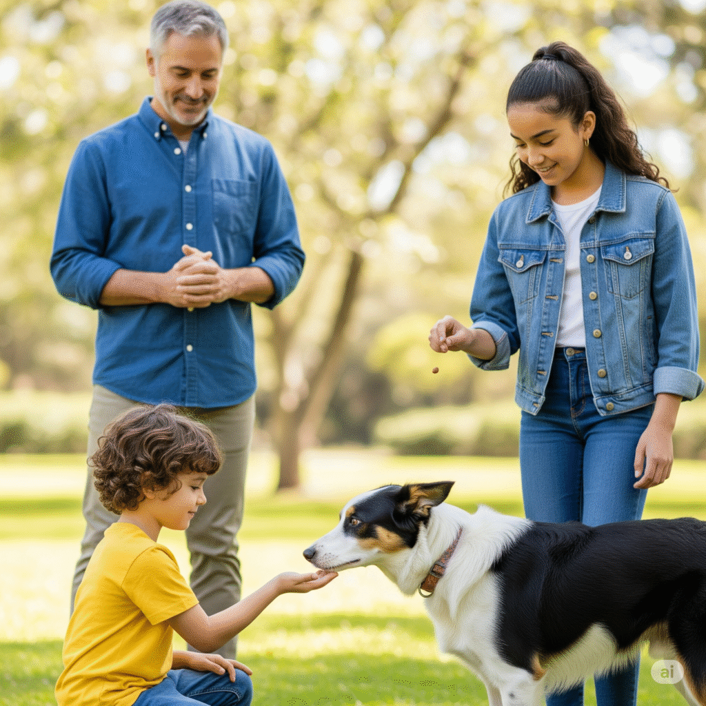 Training dogs not to bite