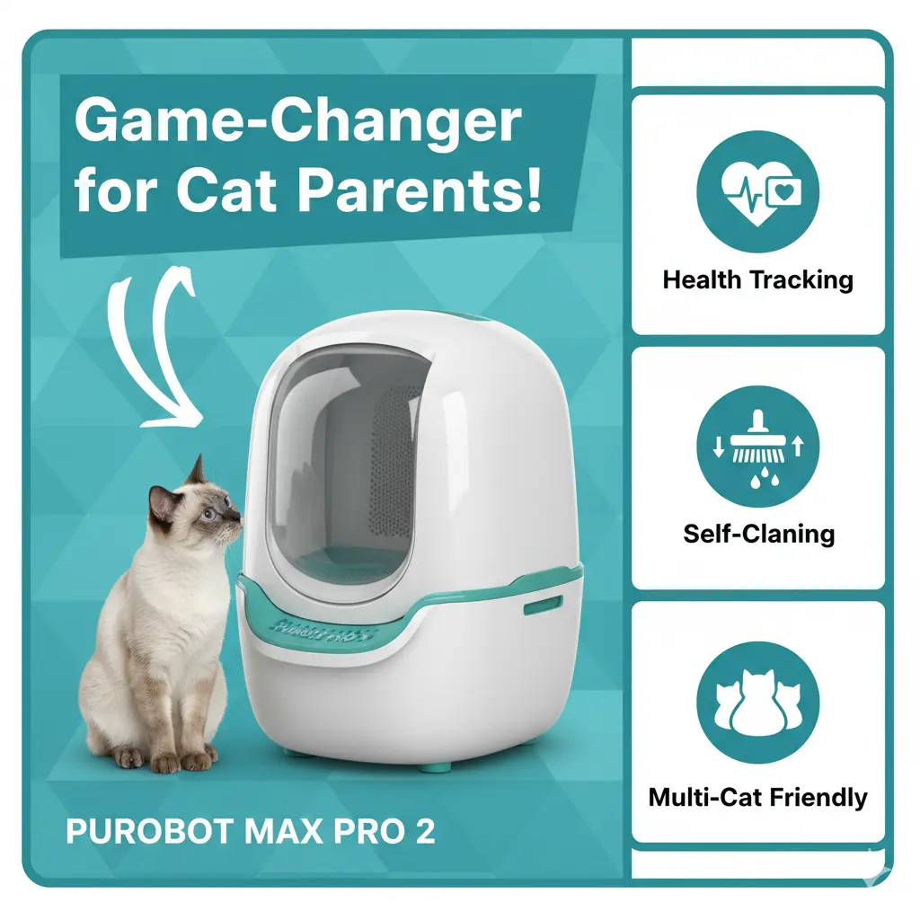 Purobot Max Pro 2 best Automatic Cat Litter Box